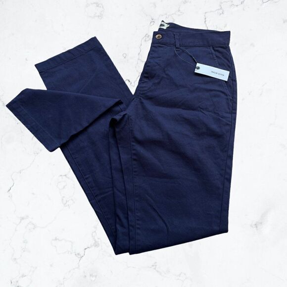 NWT Taylor Stitch Democratic Chino Size 29 Organic Navy Pants Zip Fly Blue - Picture 1 of 7